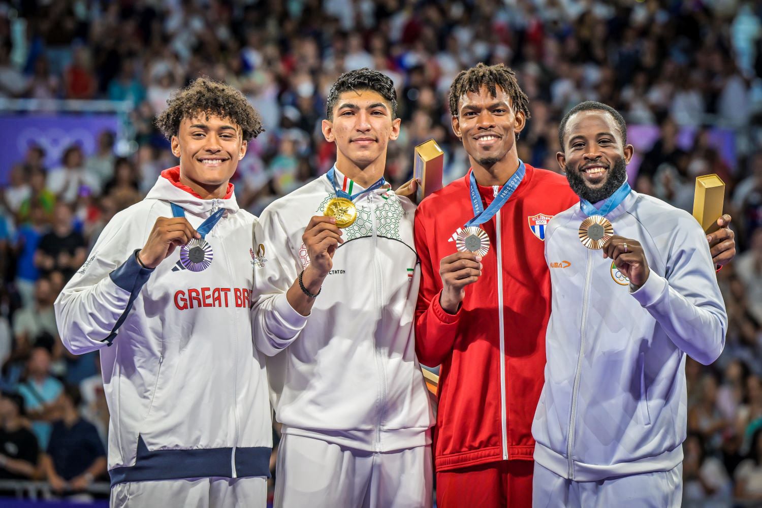 Caden Cunningham GB Taekwondo Silver medal